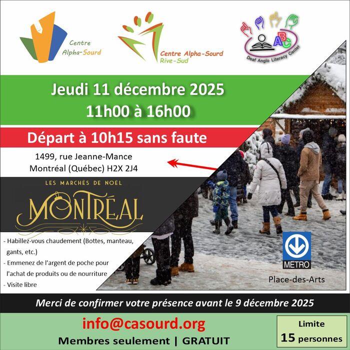 Les marchés de Noël Montréal