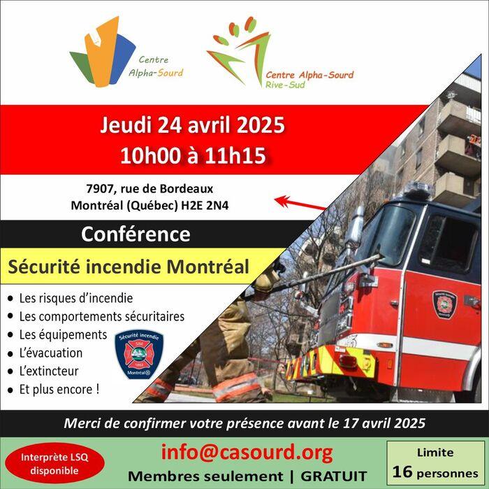 Sécurité incendie Montréal